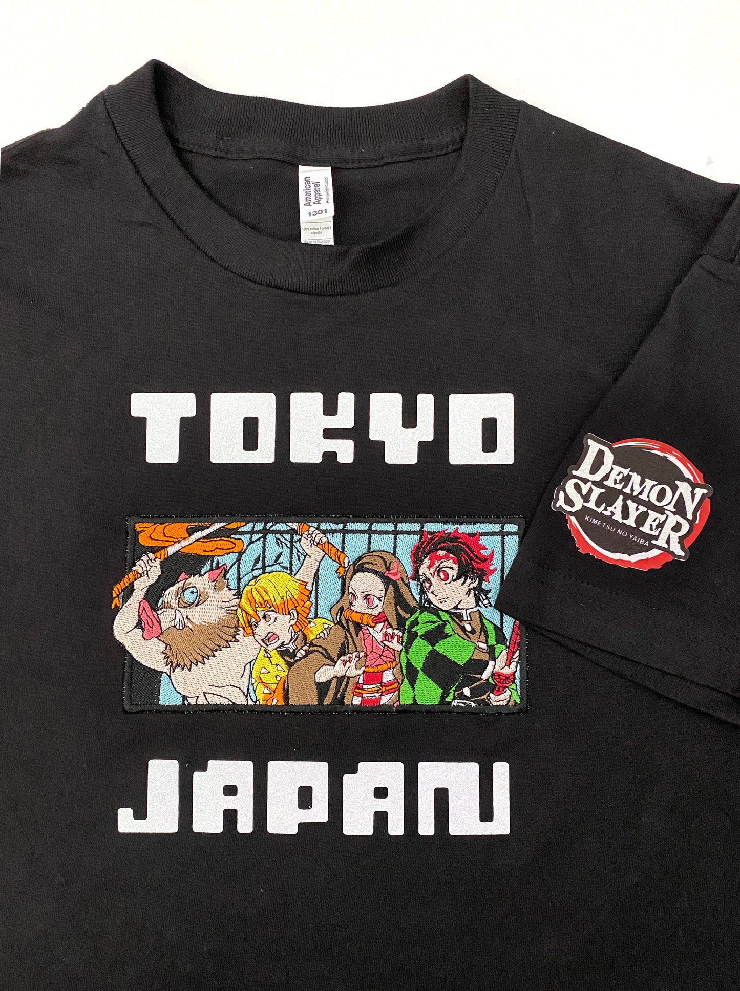 Custom Anime Embroidered T-shirt