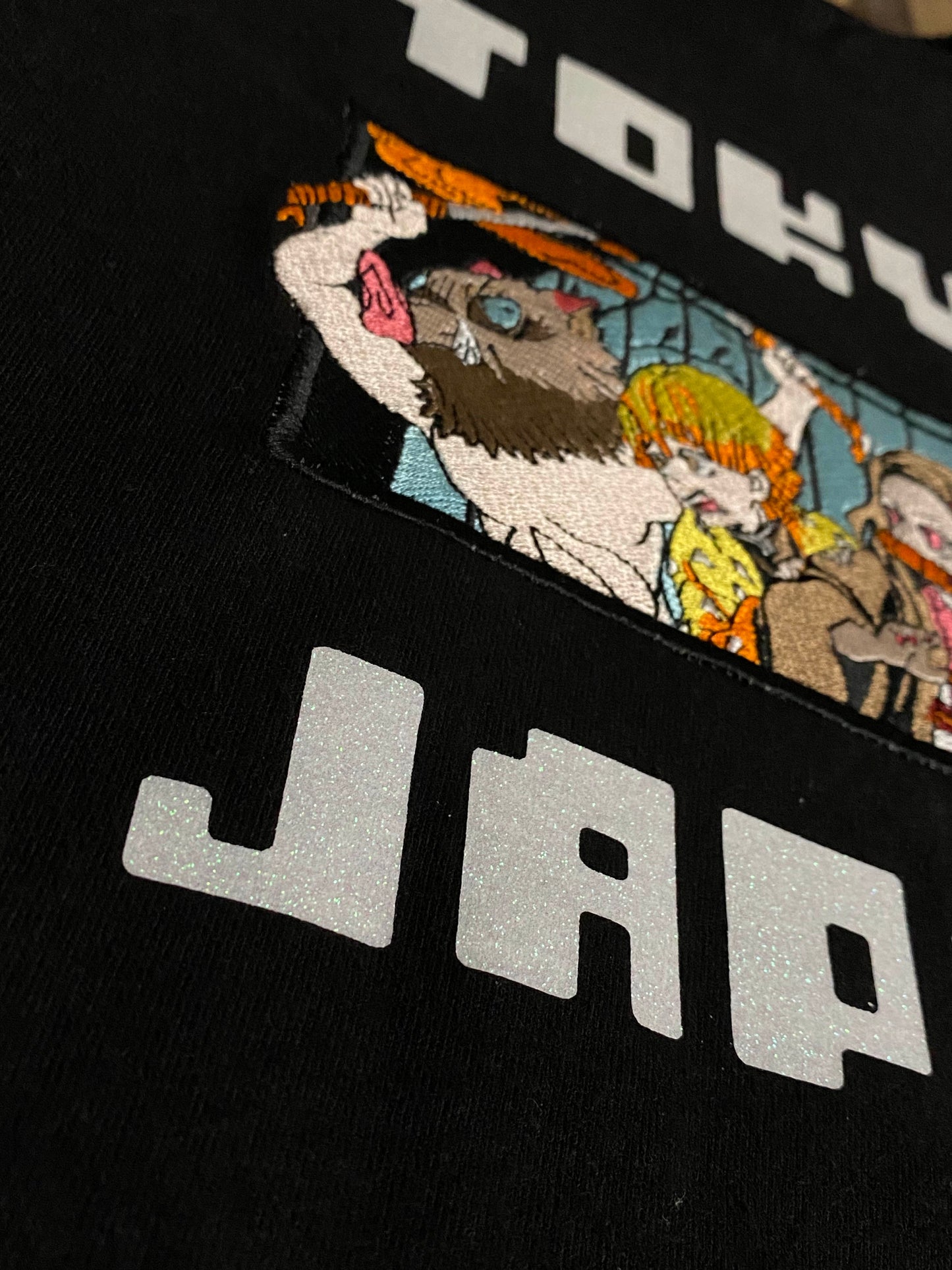 Custom Anime Embroidered T-shirt